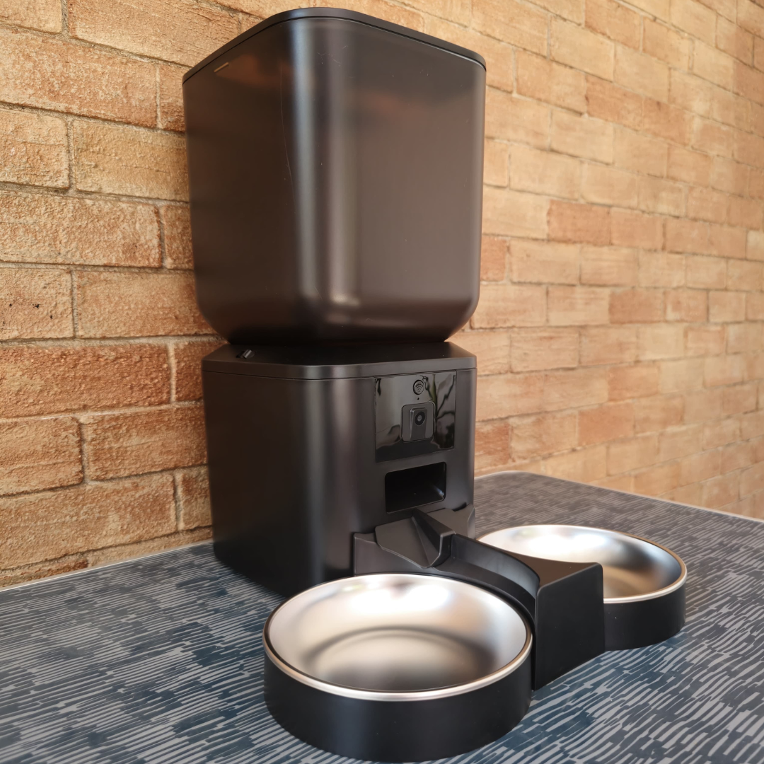 Dispensador Automático con Cámara WIFI Negro 7 Litros Doble