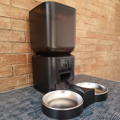 Dispensador Automático con Cámara WIFI Negro 7 Litros Doble