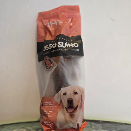 Hueso de Cerdo Premium — Resistente, Natural y Delicioso para Masticadores Intensos