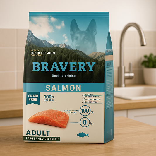 Bravery Super Premium 12 kg Salmon – Nutrición de verdad