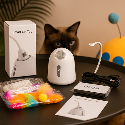 TailTwirl – Juguete Eléctrico Colgante Inteligente para Gatos