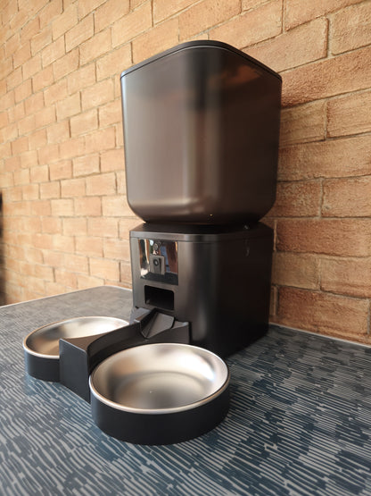 Dispensador Automático con Cámara WIFI Negro 7 Litros Doble