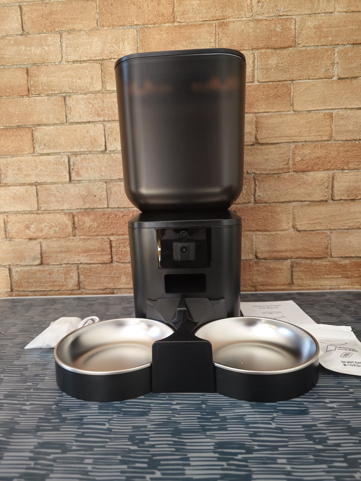 Dispensador Automático con Cámara WIFI Negro 7 Litros Doble